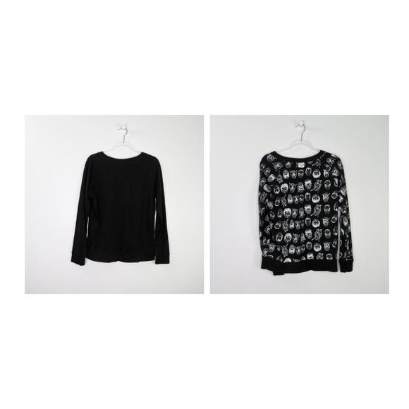 Marvel Super Hero Graphic Crewneck Sweatshirt Reversible Small Spiderman Hulk - Picture 3 of 14